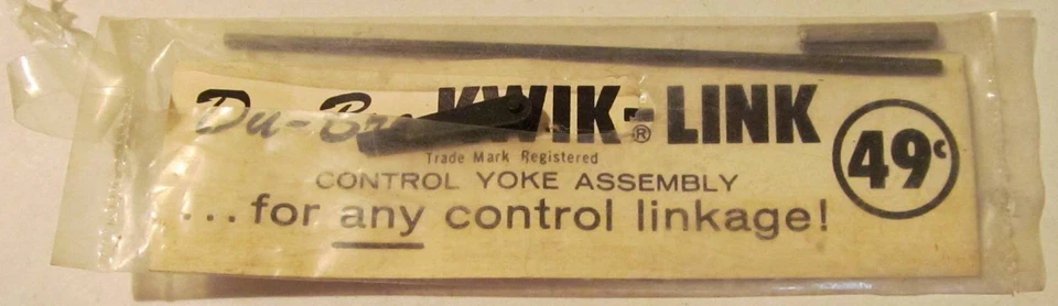 Du Bro Kwik-Link Control Yoke Assembly for Gas Powered Airplane - Image 1 of 1