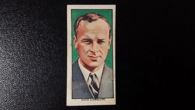 MARS LTD 1938. FAMOUS AREOPLANES, PILOTS,AND AIRPORTS.  NO 11. DAVID  LLEWWLLYN. - Image 1 of 2