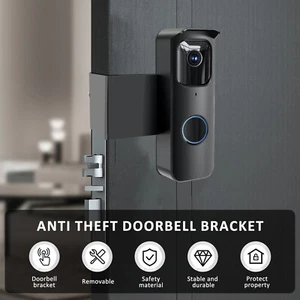 Anti-Theft Doorbell Mount No-Drill Mounting Doorbell Camera Bracket Faxuh - Picture 1 of 11