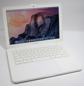 Apple MacBook 13” White (2009) Core 2 Duo 2.26GHz 4GB 340GBHDD Yosemite - Picture 1 of 14