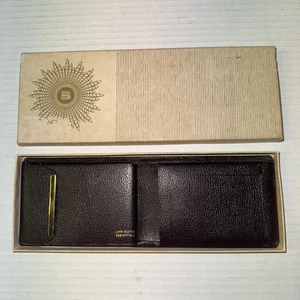 VINTAGE Lord Buxton Convertible Wallet - Leather, Original Box, Unused, NOS - Picture 1 of 2