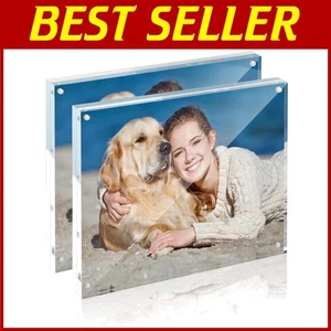 Versatile Clear Magnetic Frame Set - 8x10 (2 Pack) - Picture 1 of 10