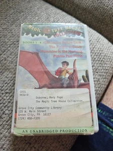 The Magic Tree House Library: by Mary Pope Osborne ..2 Cassettes..Books 1-4 - Picture 1 of 3