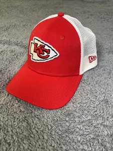 Kansas City Chiefs New Era NFL Adult Trucker Snapback Hat Cap Embroidered - Picture 1 of 7