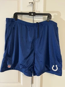 Retro Vintage 2003 Indianapolis Colts Shorts #63 Jeff Saturday Training Shorts - Picture 1 of 5