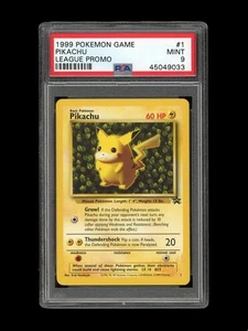 Pokemon PSA 9 COMO NUEVO 1999 Pikachu Ivy First Black Star League Tarjeta Promocional #1 - Imagen 1 de 2