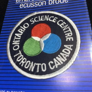 Patch souvenir vintage nuova Ontario Science Centre Toronto Canada - Foto 1 di 4