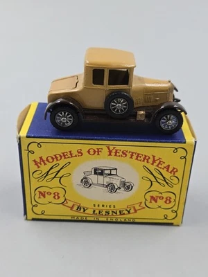Vintage Matchbox Lesney Models Of Yesteryear #8 1926 Bullnose Morris Cowley With - Image 1 of 4
