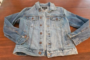 Chaqueta vaquera para mujer Lucky Brand The Tomboy Trucker talla mediana - Imagen 1 de 7