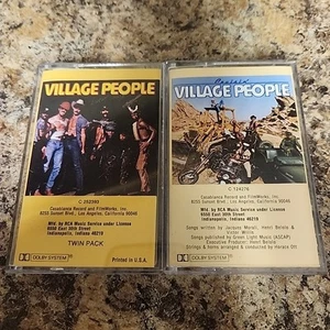Village People - Cruisin' (1978) / Live And Sleazy (1979) Cassette Tapes Lot - Picture 1 of 5