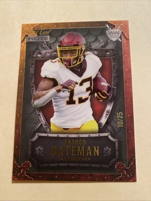 2021 Wild Card MATTE - Weekend Warriors Rashod Bateman Serial # 10/25 - Image 1 of 2