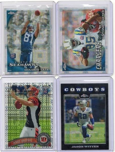 Topps Chrome Football Lot of 4 X-Fractors: 2 Rookies and 2 Veterans - Picture 1 of 2