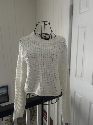 Aqua 羊绒女式套衫毛衣 M 码 — 第 1/4 张图片