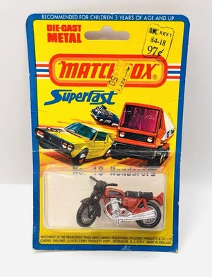 Matchbox #18 Hondarora Honda Motorcycle with Original Packaging - Image 1 of 4