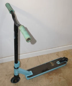 GENUINE SLAMM Light Blue Aluminium Stunt Scooter Wheels 10-16 Years - Picture 1 of 15