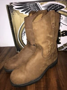 Stivali Georgia uomo nuovi punta acciaio statico-dissipativo G4673 pull on taglia 13 W - Foto 1 di 17