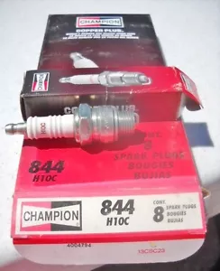 Champion Copper Plus H10C #844 spark plugs box of 8 - Picture 1 of 3