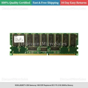 M383L2828DT1-CB0 Samsung 1GB DDR Registered ECC PC-2100 266Mhz Memory - Picture 1 of 1