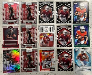 15 Card Rookie Lot - Bijan Robinson ONLY - 15 Cards RC ATL Falcons ROOKIE STAR - Picture 1 of 5