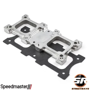 Speedmaster Dual Carb 4150 6-71 8-71 Supercharger Blower Adapter Plate Polished - Picture 1 of 4