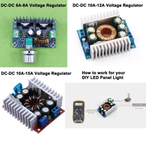 8A/12A/15A DC-DC Step-down Voltage Converter Regulator Buck for COB LED DIY - Picture 1 of 23