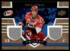 2008-09 upper deck trilogy Eric Staal honorary swatches #hs-es