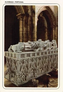 Postal FX: Tumba del Rey, Alcobaca, PORTUGAL, 4x6 sin publicar - Imagen 1 de 2