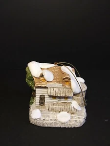 Estación de Tren 1988 Adorno de Navidad Bradford Novelty Co Vintage años 80 - Imagen 1 de 12