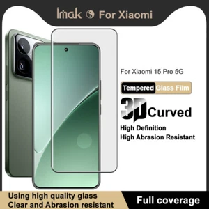 imak For Xiaomi 15 Pro 5G, 3D Curved 9H Tempered Glass Screen Protector - Picture 1 of 9