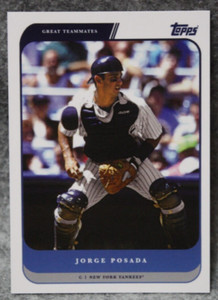 2020 Topps X Derek Jeter #29 Jorge Posada