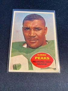 1960 TOPPS FOOTBALL #83 CLARENCE PEAKS!! $1 SHIPPING!! - Picture 1 of 2