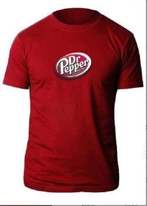 DR PEPPER Red Colored T-Shirt Heavyweight 100% Cotton (LG) *NEW - Picture 1 of 2