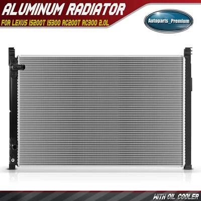 1x New Radiator for Lexus IS200t 2016-2017 IS300 2018-2020 RC200t RC300 L4 2.0L - Image 1 of 4