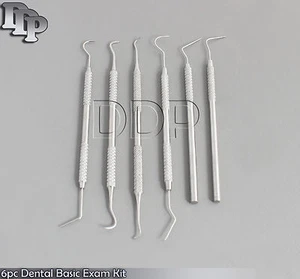 6-teiliges Dental Basic Untersuchungsset William Probe, Zahnsteinsteinentferner Zahnreinigung - Bild 1 von 3