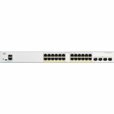 Cisco C1200-24T-4G Catalyst 24 Port Gig PoE+ 4 Exp Slot SFP Managed Switch Rack - Image 1 of 4