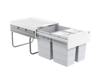 Hailo Abfallsammler 3+ Mülleimer Mülltrennung Einbau Abfalleimer Raumspar Tandem - Bild 1 von 4