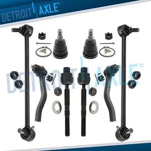 8pc Front Ball Joint Sway Bar Tie Rods for 2013-2017 Honda Accord Acura TLX 2.4L - Picture 1 of 7