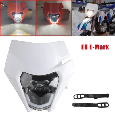 For KTM EXC TPI EXC-F 300 350 450 500 Enduro LED Headlight Lamp Light 2013-2021 - Image 1 of 4