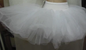 short panty tutu Wolff Fording 6 layer #74906 white xlchild graduated - Picture 1 of 6