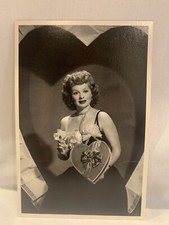 Old photo post card. Lucille Ball