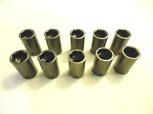 Impact Sockets, 10 Pieces, 1/4” Drive, 7/16” 6 Point Shallow, Hanson, USA, New - Picture 1 of 1