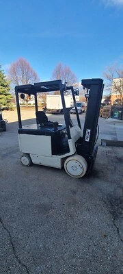 Crown 50FCTT-188 Electric Forklift With New Battery and 48" Forks - Image 1 of 4