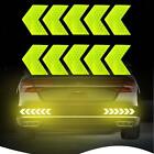 10x Arrow Reflective Stickers Night Sign Self Adhesive for Truck Green