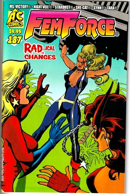 Cómics de Femforce #187 casi nuevo 9,4 AC GGA buena chica arte ¡cómic tamaño gigante! CGC IT! Foto 1 de 2