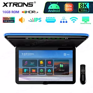15.6" IPS Android Car TV Roof Monitor 8-Core 32GB HDMI 8K Video Play Mirror Link - Picture 1 of 12