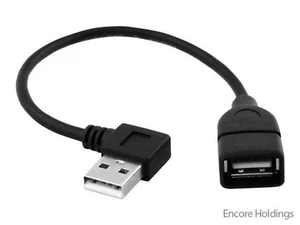 B3E 10 pulgadas ángulo recto 90 grados 4 pines USB-A macho a 4 pines USB-A USBB033-6 - Imagen 1 de 1