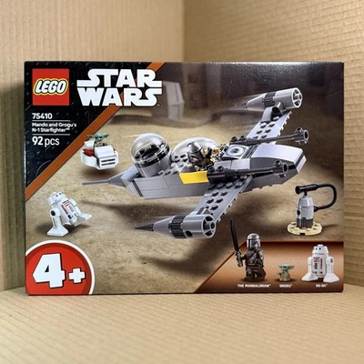 LEGO Star Wars 75410 Mando and Grogu's N-1 Starfighter New Xmas Present R5-D4 - Image 1 of 4