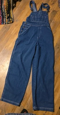 Mono vaquero azul elástico de carpintero Hybrid & Company talla 1X para mujer Foto 1 de 4