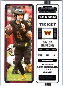 Taylor Heinicke Panini Contenders Normal 98 LP - Picture 1 of 2