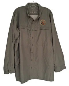 Game Guard Hunting Shirt Long Sleeves Vented Mens XL Green - Picture 1 of 6